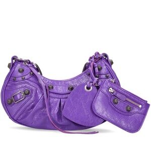 Authentic balenciaga XS Le Cagole leather shoulder bag